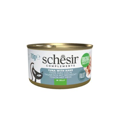 Schesir Cat Can Jelly Tuna & Hake 70gr