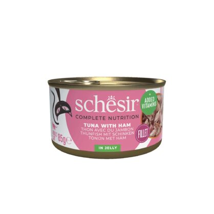 Schesir Cat Can Jelly Tuna & Ham 85g