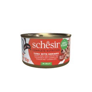 Schesir Cat Can Jelly Tuna & Prawns 85g