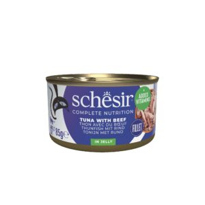 Schesir Cat Can Jelly Tuna & Beef 85g